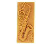 LC Saxophone N483 Moule Craft Moule à savon en silicone Motif Craft Moules DIY fait à la main Bougie Moules