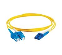 LC-SC 9/125 OS1 Duplex Singlemode PVC Fiber Optic Cable (LSZH) - Cordon de raccordement - mode unique SC (M) pour mode unique LC (M) - 2 m - 2 m -