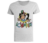 LC Waikiki Monkey Merchandise T-Shirt Femme Gris Eco-Friendly Tee