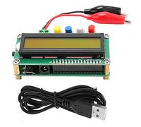 LC100A Capacimètre numérique haute précision multifonction LCD testeur d'inductance pour fours à micro-ondes transformateurs de puissance matériau ABS vert 80 x 50 x 30 mm