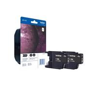 LC1220BKBP2 - Pack de 2 - noir - original - blister - cartouche d'encre - pour Brother DCP-J525W, DCP-J725DW, DCP-J925DW; MyMio MFC-J825N