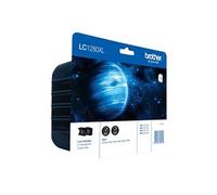 LC1280XL Twin-Pack - Pack de 2 - noir - original - blister avec alarme acoustique / électromagnétique - cartouche d'encre