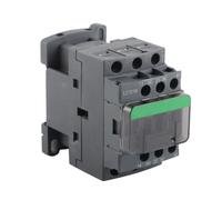 LC1D18 AC Contactor 380V, Industrial Low Voltage Electrical AC Contactor 18A with Flame - Retardant PC Housing, Silver Alloy Contacts & Copper Coil, for Motor Control and (Tension de bobine AC24V)