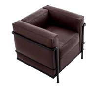 LC2 Fauteuil Grand Confort petit modèle black lacquered base