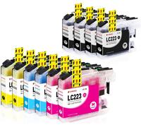 Lc223 Cartouches D'Encre Compatibles Avec Brother Lc-223 Lc221 Lc-221 Pour Mfc-J5320Dw J4420Dw J4620Dw J4625Dw J480Dw J5620Dw J5625Dw J5720Dw J680Dw J880Dw Dcp-J4120Dw J562Dw, Lot [ENC944578]