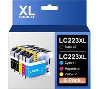 LC223 XL Cartouches d'encre compatibles pour Brother LC-223 XL LC-223VALBP, pour Brother MFC J4620DW J5620DW J5320DW J4420DW J480DW J5720DW J680DW J4625DW J880DW J5625DW DCP J4120 DW J562. DW