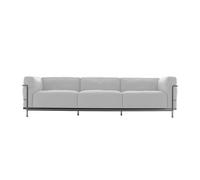 LC3 Fauteuil Grand Confort grand modèl trois places chromed base