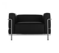 LC3 Fauteuil Grand Confort grand modèle chromed base