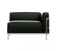 LC3 Fauteuil Grand Confort méridienne accoudoir droit noir LxWxH 99x73x62cm