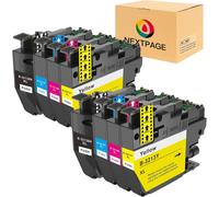 LC3213XL Cartouches d'encre compatibles avec Brother LC3213 LC-3213 LC3211 pour DCP-J572DW DCP-J772DW DCP-J774DW MFC-J497DW MFC-J491DW MFC-J890DW MFC-J895DW (2 Noir,2 Cyan,2 Magenta,2 Jaune)
