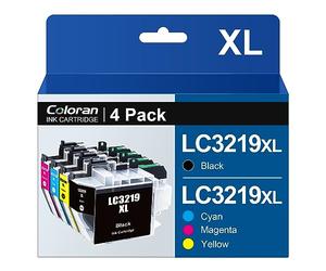 LC3219XL 3219XL Cartouche d'encre Compatible pour Brother LC3217 XL LC3219XL pour Brother MFC-J5330DW MFC-J5335DW MFC-J6930DW MFC-J5730DW MFC-J5930DW MFC-J6935DW MFC-J6530DW Noir, Cyan, Magenta, Jaune
