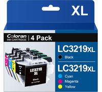 LC3219XL 3219XL Cartouche d'encre Compatible pour LC3217 XL LC3219XL pour MFC-J5330DW MFC-J5335DW MFC-J6930DW MFC-J5730DW MFC-J5930DW MFC-J6935DW MFC-J6530DW (4-Pack)