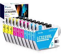 LC3219XL Cartouche d'encre pour Brother LC3219 XL LC3217 pour Brother MFC-J5330DW MFC-J5335DW MFC-J5730DW MFC-J6530DW MFC-J6930DW MFC-J5930DW MFC-J6935DW (3 Cyan, 3 Jaune, 3 Magenta)