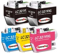 Lc3219Xl Cartouches D'Encre Compatible Pour Brother Lc3219 Xl Lc3217 Mfc-J5330Dw Mfc-J5335Dw Mfc-J5730Dw Mfc-J6930Dw Mfc-J6530Dw Mfc-J5930Dw Mfc-J6935Dw (Noir Cyan Magenta Jaune, 5[ENC941744]