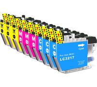 Lc3219Xl Lc3219 Cartouches D'Encre Lc3217 Lc 3219 Xl Lc 3219Xl Compatibles Avec Brother Lc3219Xl Lc 3217 Lc-3219Xl Pour Brother Mfc-J5330Dw Mfc-J5730Dw Mfc-J6930Dw (3 Ciano, 3 Gial[Marque2063]