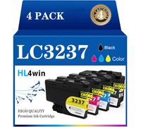 Lc3237 Cartouches D'Encre Compatible Pour Brother Lc3237 Lc3237Xl Lc3239 Multipack Pour Brother Mfc-J5945Dw Mfc-J6945Dw Mfc-J6947Dw Hl-J6000Dw Hl-J6100Dw (4 Pack,Noir/Cyan/Magenta/Jaune)