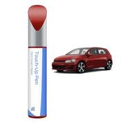 LC3J Kings Red Metallic Stylo de retouche compatible avec VW/Volkswagen Correspondance exacte des éclats et des rayures