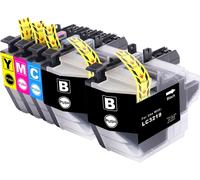 LC421XL LC-421XLVAL Lot de cartouches d'encre compatibles avec Brother LC421 LC421XL LC-421XL LC-421XLVAL LC421XLVAL pour Brother DCP-J1050DW MFC-J1010DW DCP-J1140DW (4 noires, 2 cyan, 2 jaunes, 2