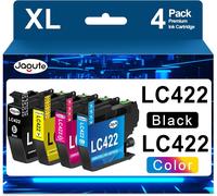 LC422 LC-422VAL Compatibile Cartouches d'encre Compatible pour Brother LC422 LC 422 per Imprimante Brother MFC-J5340DW MFC-J5345DW MFC-J5740DW MFC-J6540DW MFC-J6940DW (Paquet de 4)
