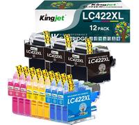 Lc422Xl Lc422 Lot De 12 Cartouches D'Encre Compatibles Avec Brother Lc422 Lc422Xl Lc-422Xlval Pour Cartouches Brother Mfc-J5340Dw, Mfc-J5740Dw, Mfc-J6940Dw, Mfc-J5345Dw, Mfc-J6540Dw