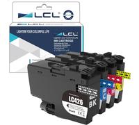 LC426 Cartouche d'encre Compatible pour Brother LC426 LC426XL LC-426XL LC-426XLVAL Pack pour MFC-J4335DW MFC-J4340DW MFC-J4535DW MFC-J4540DW (Noir/Cyan/Magenta/Jaune,4-Pack)