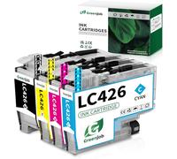 Lc426 Cartouche D'Encre Compatible Pour Cartouche Brother Lc426 Lc426Xl Lc-426Xl Lc-426Xlval Pack Pour Brother Dcp-J1050Dw Dcp-J1140Dw Mfc-J1010Dw (Noir/Cyan/Magenta/Jaune,Paquet De 4)