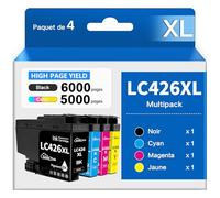 LC426 XL 6000/5000 Pages Cartouches Compatibles avec Brother LC426XL