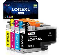 Lc426Xl 6000/5000 Pages Haute Capacité Cartouches D'Encre Compatibles Pour Brother Lc-426Xl Lc-426 Lc426 Pour Brother Mfc-J4340Dw Mfc-J4540Dw Mfc-J4335Dw (1 Noir,1 Cyan,1 Magenta,1 Jaune)