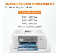 Lc426Xl Cartouches Multipack Compatible Pour Brother Lc426Xl Cartouches D'Impression Pour Imprimante Brother Mfc-J4340Dw Mfc-J4335Dw Mfc-J4540Dw Mfc-J4340Dwe Ecopro (Noir,Cyan,Magenta,Jaune)