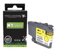 LC427XLY - JAUNE Grande capacité Marque Francaise POINT D'ENCRE pour Imprimantes compatibles Brother JAUNE G