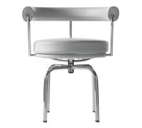 LC7 Fauteuil tournant chromed base