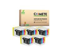 COMETE Cartouche d'encre Compatibles avec Brother LC970 LC1000 - Lot de 20