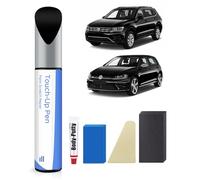 LC9X/2T Deep Black Pearl Kit de Stylo de retouche Compatible avec VW/Volkswagen Correspondance exacte pour Les éclats et Les Rayures