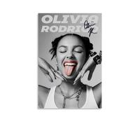 Lcaltcp Poster musical d'Olivia Rodrigo sur toile rétro tendance - Décoration murale pour chambre à coucher - 30 x 45 cm