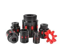 LCANALLYMS Accouplement élastique Flexible, 1 pièces D94L126 Type de Pince alésage 14mm à 55mm CNC Moteur vis Billes mâchoire araignée Prune coupleur d'arbre en Acier couplage Flexible(16x38)