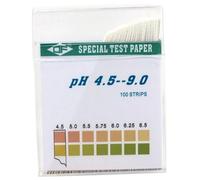 Lcarege Kit d'analyse de Sol, 100 pièces, Gamme 4.5-9, Papier testeur Facile à Utiliser, Eau et Test pour pelouse, Jardin, Cour, Maison