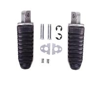 LCARY Repose-pieds avant/arrière en alliage d'aluminium pour GSR600, GSF1200, GSX1300R, GSX1400, argent et noir