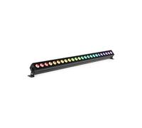 BeamZ LCB246 Barre LED RGBAW-UV 24 LEDs - Modes DMX, Maître/Esclave, 8 Sections Contrôlables, Mode Automatique ou Détection du Son, Affichage LED, Idéal comme Jeu de Lumière pour vos Soirées