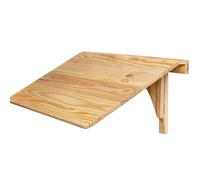 LCBDYLR Table Murale Escamotable - Bureau Flottant en Bois Massif 136kg | Plan de Travail Multifonction Gain de Place pour Cuisine/Buanderie/Bureau B 60 * 40cm
