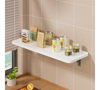 LCBDYLR Table Pliante Murale, Table Mural Rabattable Gain de Place, pour Petites pièces/Maison/Bureau/buanderie/Cuisine White 50x30cm/19.7x11.8in