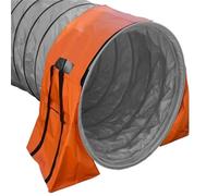 LCBKYDVM Sacs De Lestage pour Tunnel D'Agility, Sacoche De Selle Réglable avec Poignée, Oxford 600D Noir 66x40,6cm - Stabilité et Résistance