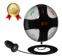 LCC® Kit mains libres Bluetooth Transmetteur FM Kit Voiture lecteur MP3 Musique Radio adaptateur avec télécommande pour iPhone