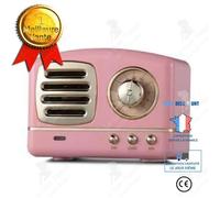 LCC® Mini Haut-Parleur Bluetooth V4.1 Vintage Enceinte Acoustique Hifi Stéréo Portable Sans Fil - Rose