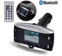 LCC® NEW Sans fil Bluetooth universel écran LCD voiture MP3 Transmetteur SD MMC USB Modulateur FM Radio adaptateur Kit mains libres.