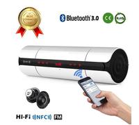 LCC® Stéréo de haute qualité NFC FM HIFI Haut-parleur Bluetooth sans fil Bluetooth Haut-parleurs portable Boombox Super Bass Lecteur