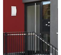 Applique D'extérieur À Capteur 068sen E27 Inox inox, opale