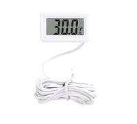 LCD Afficher Le Moniteur De Température Numérique Des Thermomètres Avec Compteur Mesure Sonde Pour L'instrument Sonde Précis Du Congélateur D'aquarium Réfrigérateur