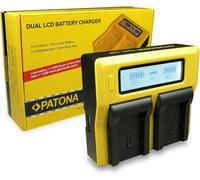 LCD Chargeur Double pour BP-807 BP-808 BP-809 BP-819 BP-820 BP-827 BP-828 Batterie Compatible avec Canon HG-21 HG-20 HF11 HF100 HF10 FS-100 FS-200 FS-305 FS-306 FS-307 FS-406