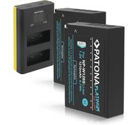 Lcd Chargeur Double Usb-C Avec 2X Platinum Batterie Np-W126S Rechange Pour Fuji Np-W126 W126S Batteries Compatible Avec Fujifilm Finepix Hs30Exr Hs33Exr Hs50Exr X-T20 X-H1 Xt3 Xt10[CLI3157]