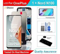 LCD de haute qualité pour OnePlus Nord N100 LCD écran tactile numériseur assemblée pour 1 + N100 LCD BE2013 BE2015 BE2011 Premium affichage Noir Sans Cadre